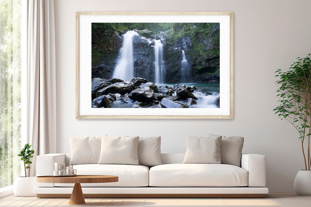 Blessed Rain Maui photography living room