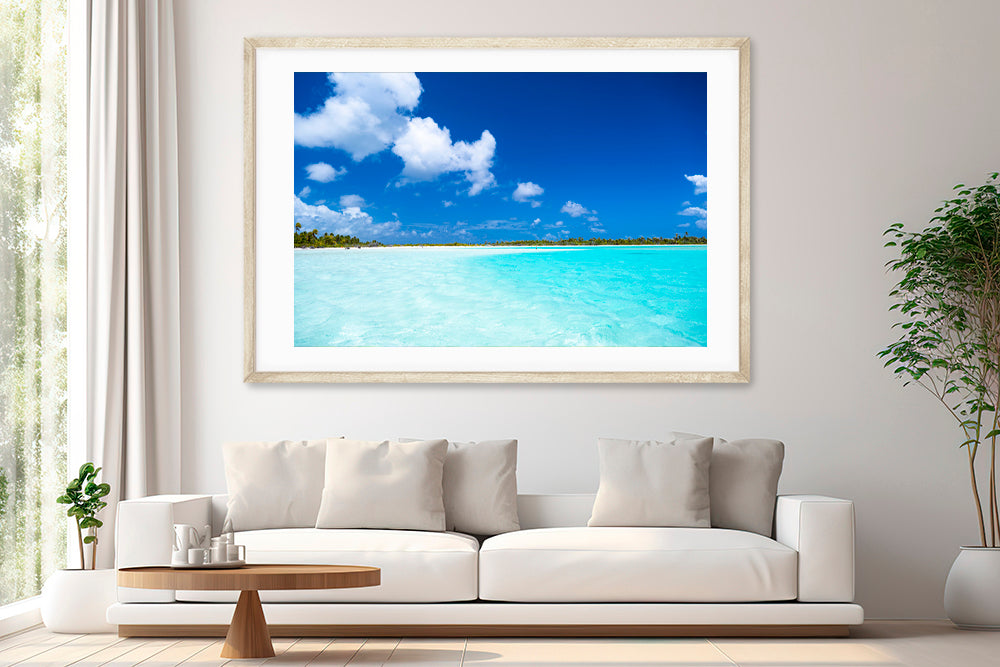 Calmness ocean photography living room