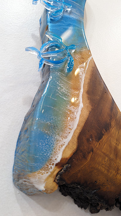 Hawaii wood art ohana bottom