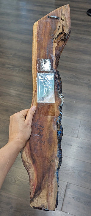 Sacred Forest | 25" Hawaii Milo Wood Resin Art For Sale