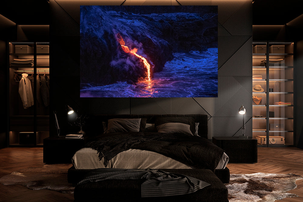 The only place in the world where Lava met the Ocean