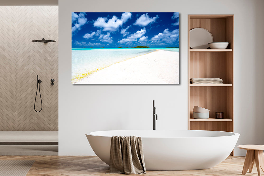 beach decor bathroom