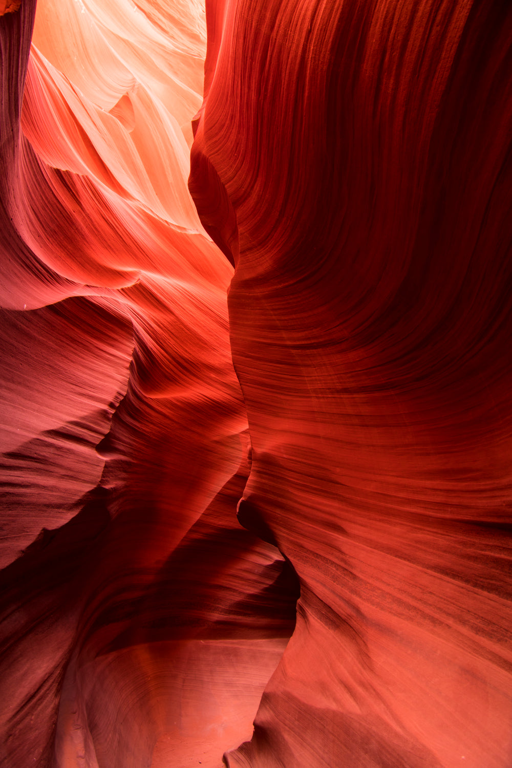 Antelope Canyon photography earthy red