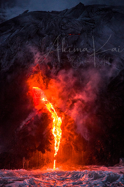 Hawaii lava photography pele