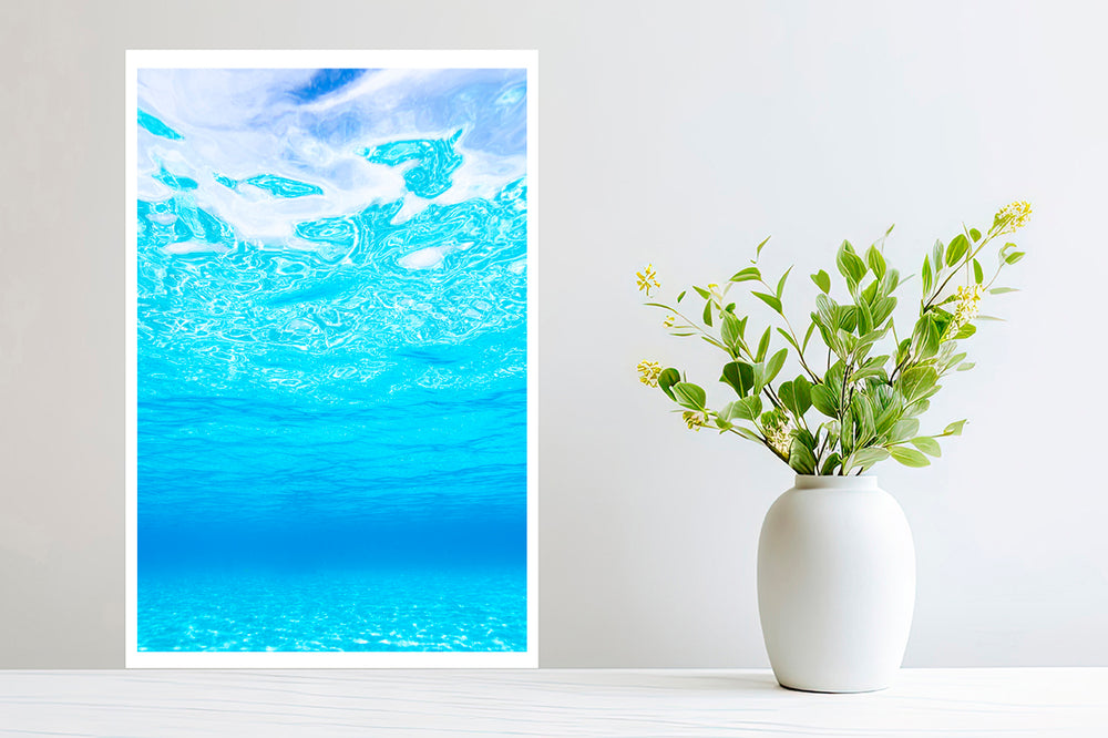 
                  
                    Blue water photography small print
                  
                