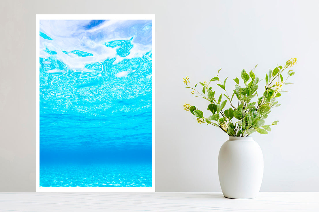 
                  
                    Blue water photography small print
                  
                