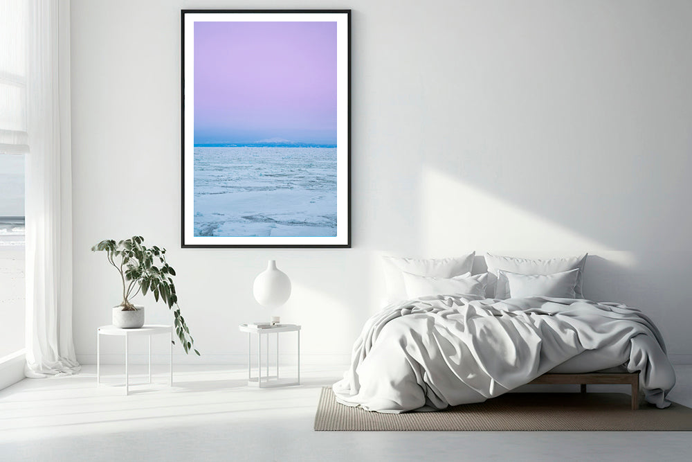 Sunset ice photography bedroom 