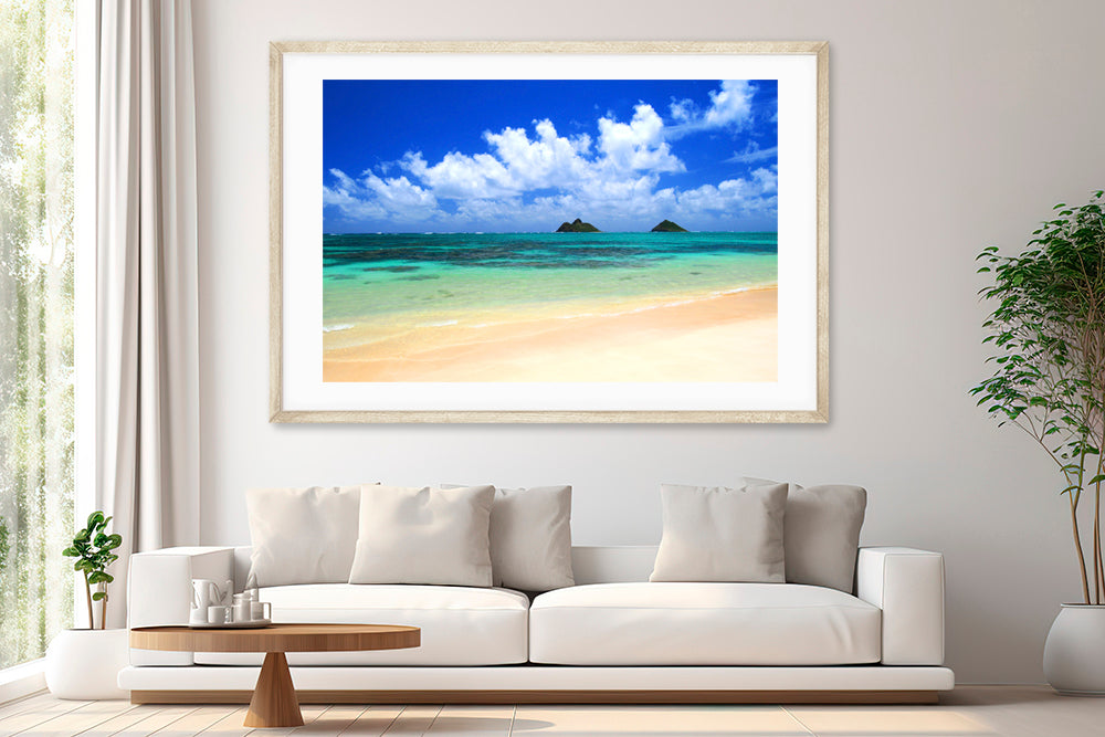 Lanikai Hawaii photography living room